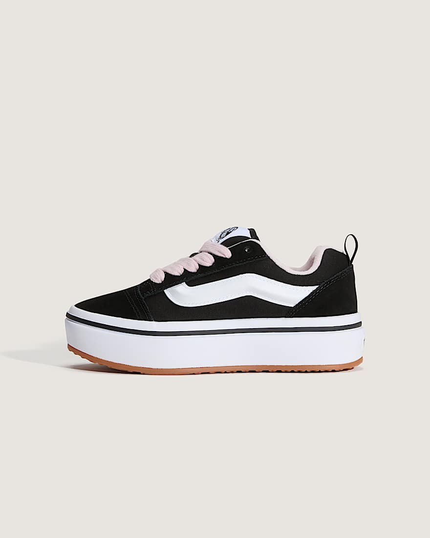 Jugendliche Knu Skool Platform Lite Schuhe 814 Jahre VANS SchwarzRosa HERO