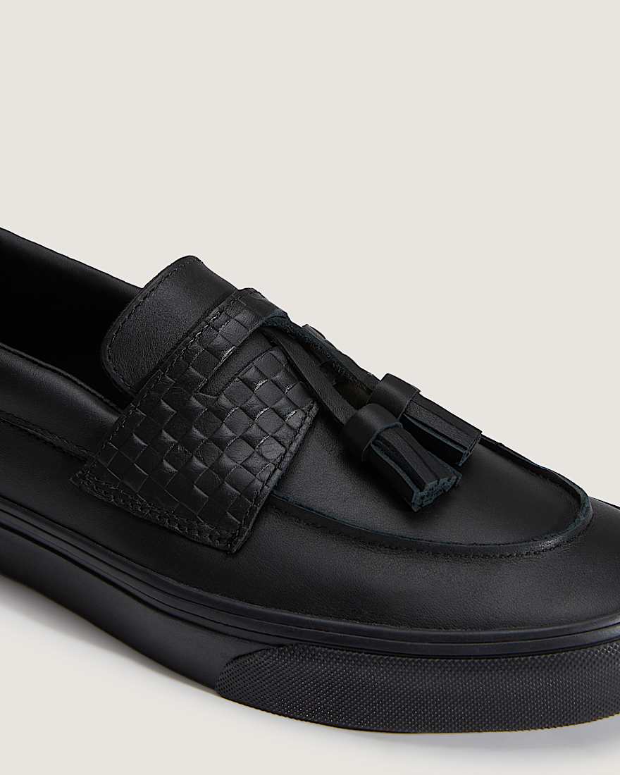 Skate Loafer Schuhe VANS Schwarz ALT4