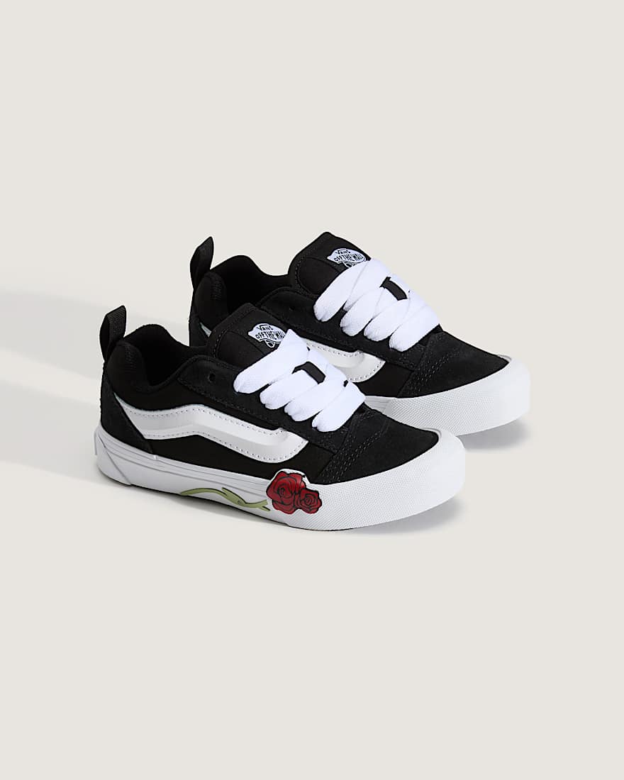 Kleine Kinder Knu Skool Schuhe 48 Jahre VANS Schwarz ALT1