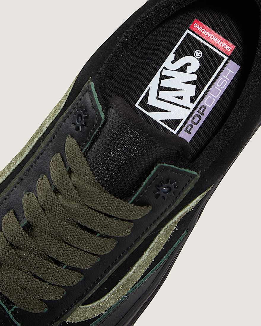 Skate Old Skool Wafflecup Schuhe VANS SchwarzGrn ALT6