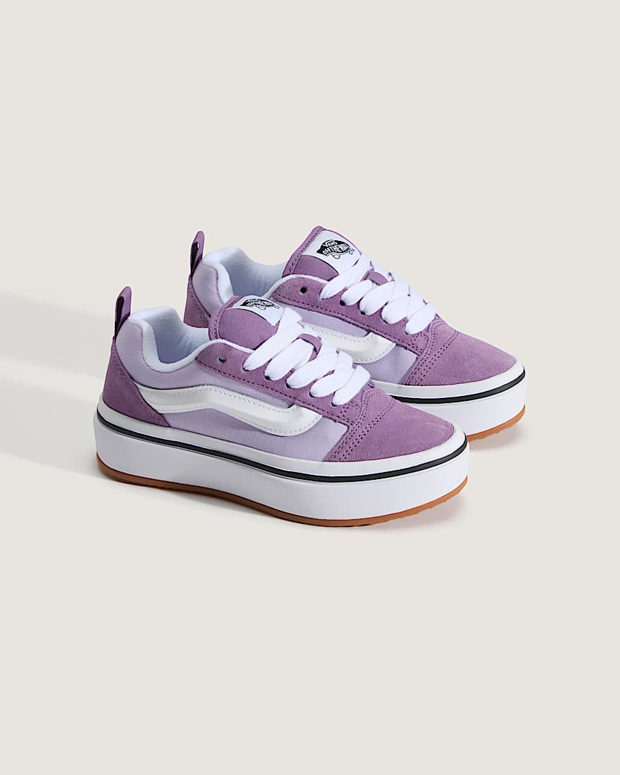 Jugendliche Knu Skool Lite Plateauschuhe 814 Jahre VANS Violett ALT1