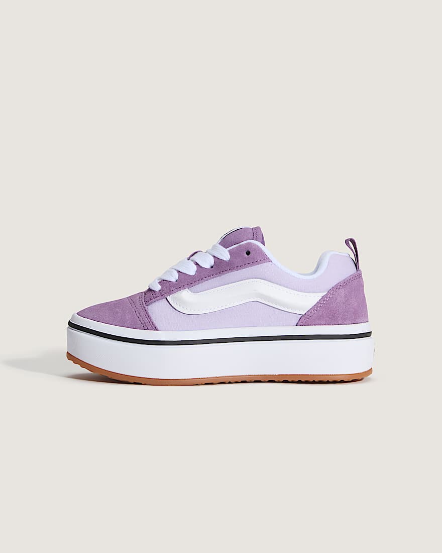 Jugendliche Knu Skool Lite Plateauschuhe 814 Jahre VANS Violett HERO