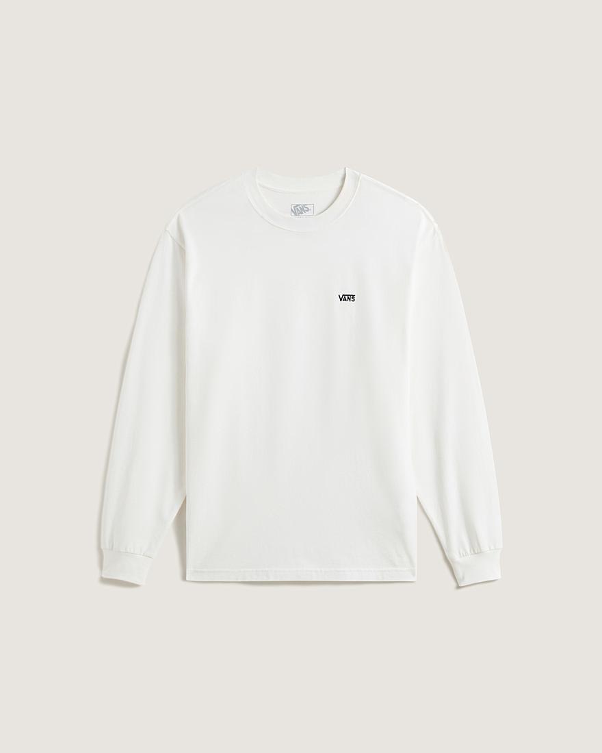 Lockeres LangarmTShirt mit Logo auf der linken Brust II VANS Wei HERO
