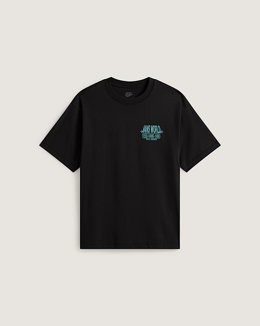Vans World Intl SS Tee Black VANS Schwarz HERO