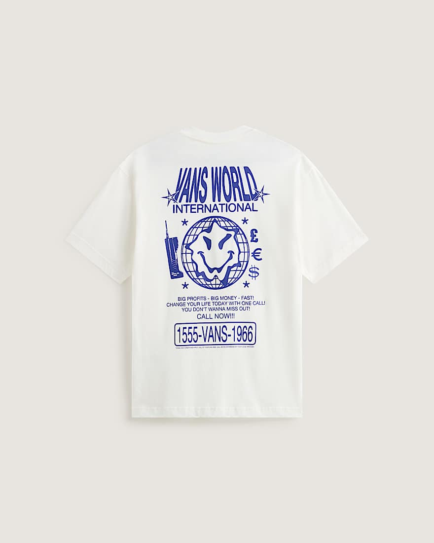 Vans World Intl SS Tee White VANS Wei ALT1
