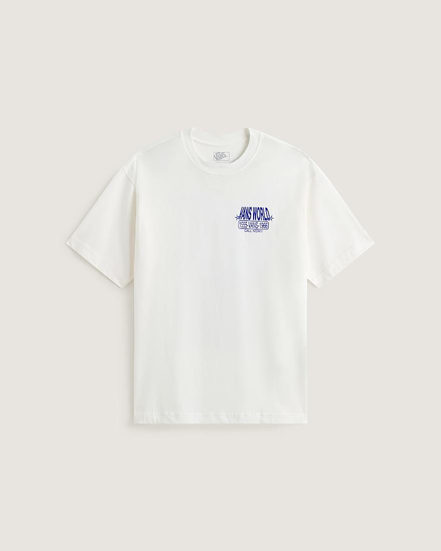 Vans World Intl SS Tee White VANS Wei HERO