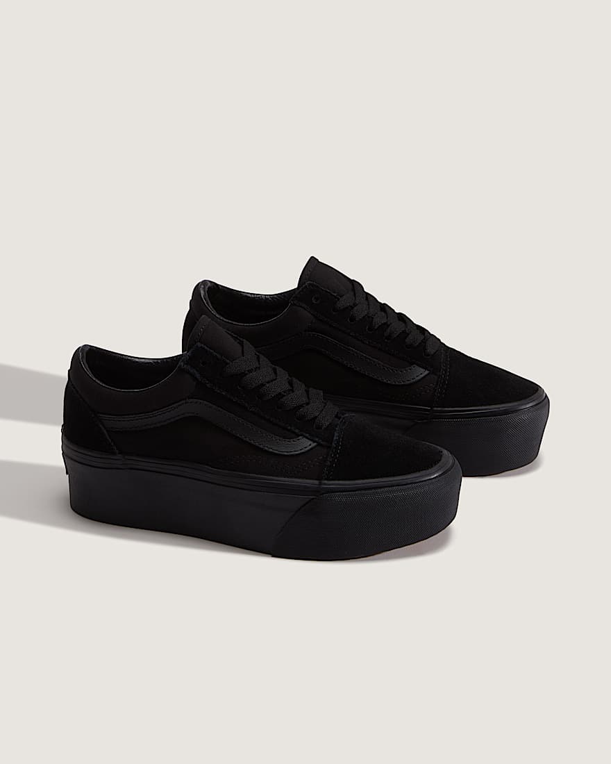 Old Skool Platform Schuhe VANS Schwarz ALT1