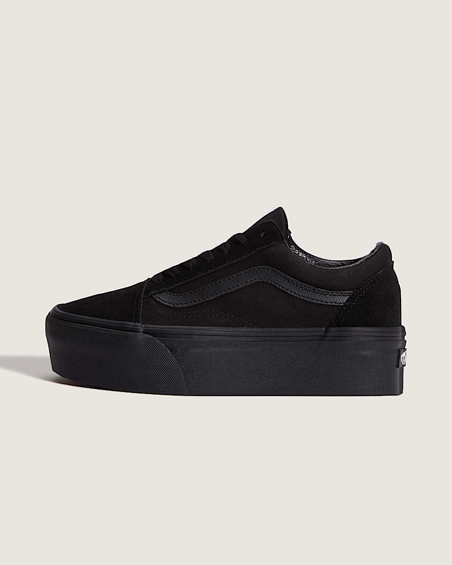 Old Skool Platform Schuhe VANS Schwarz HERO