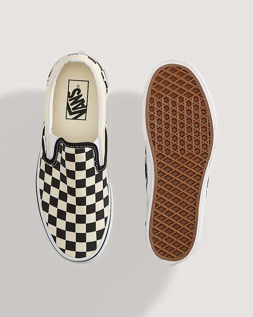 Classic SlipOn Platform Schuhe VANS SchwarzWei ALT2