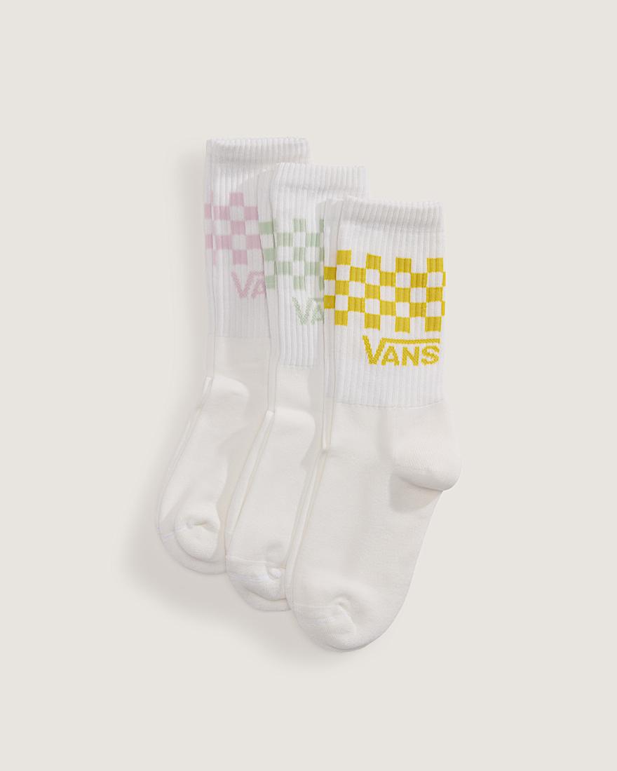 Classic Check Crew Socken 3 Paar VANS Wei HERO
