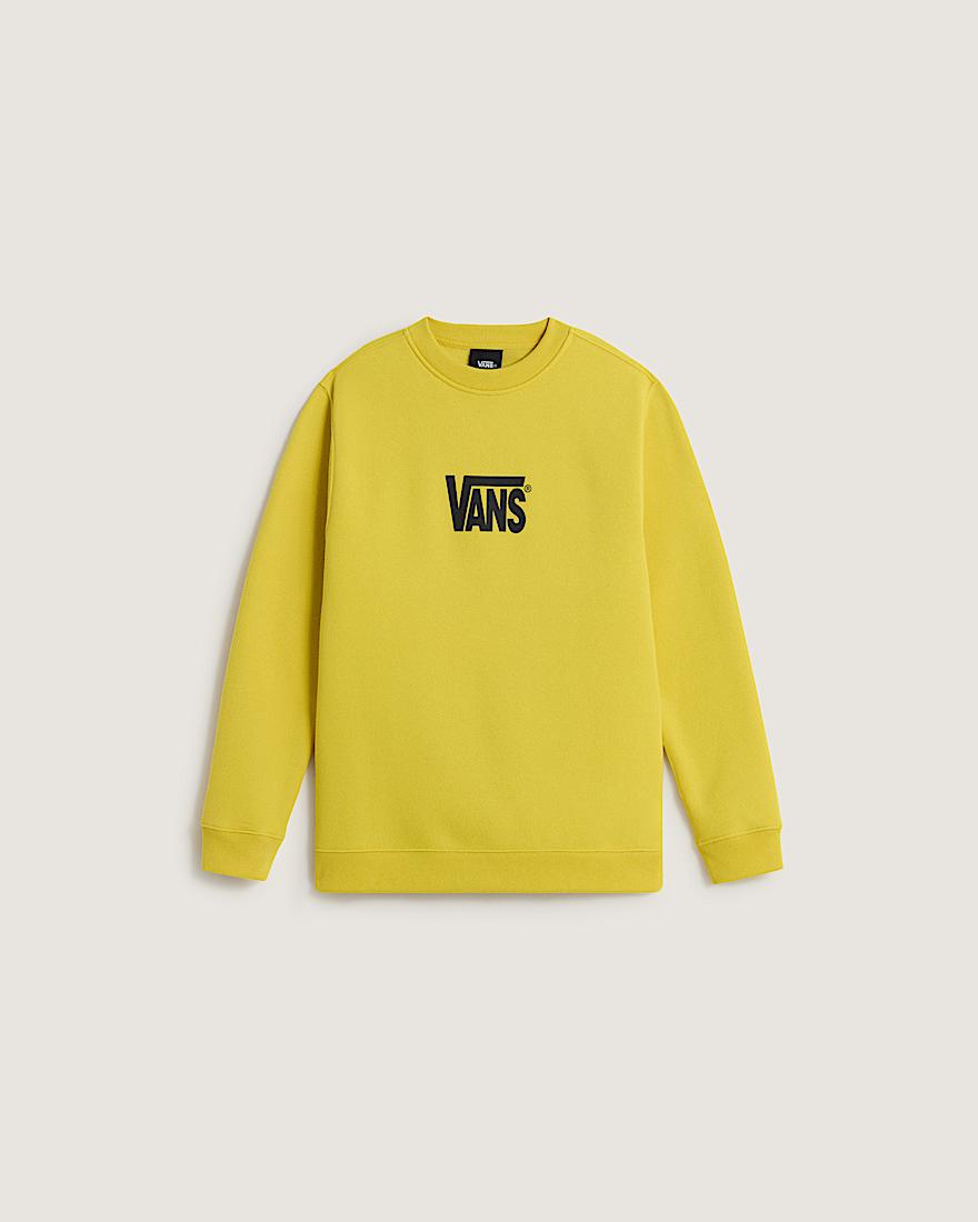 Kinder StretchSweatshirt mit Rundhalsausschnitt und Logo 814 Jahre VANS Gelb HERO