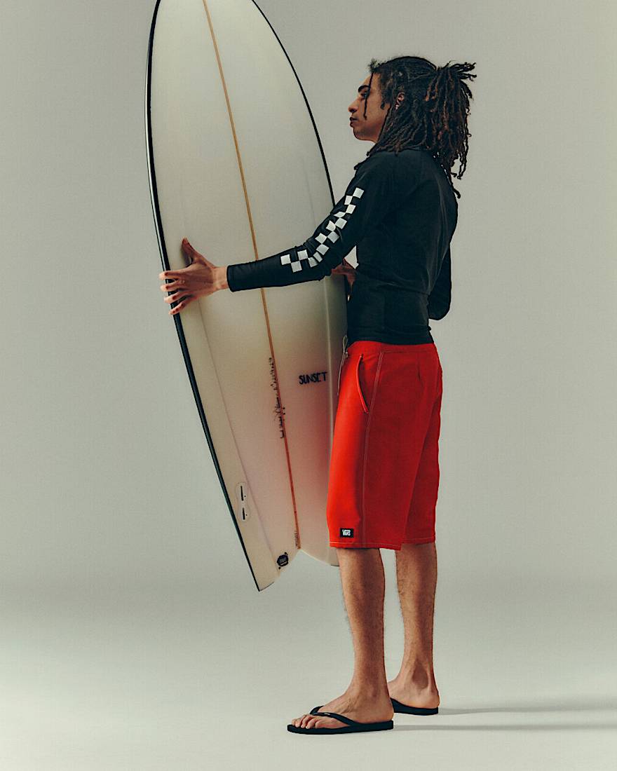 Voyage Long Cargo Boardshorts VANS Rot ALT1