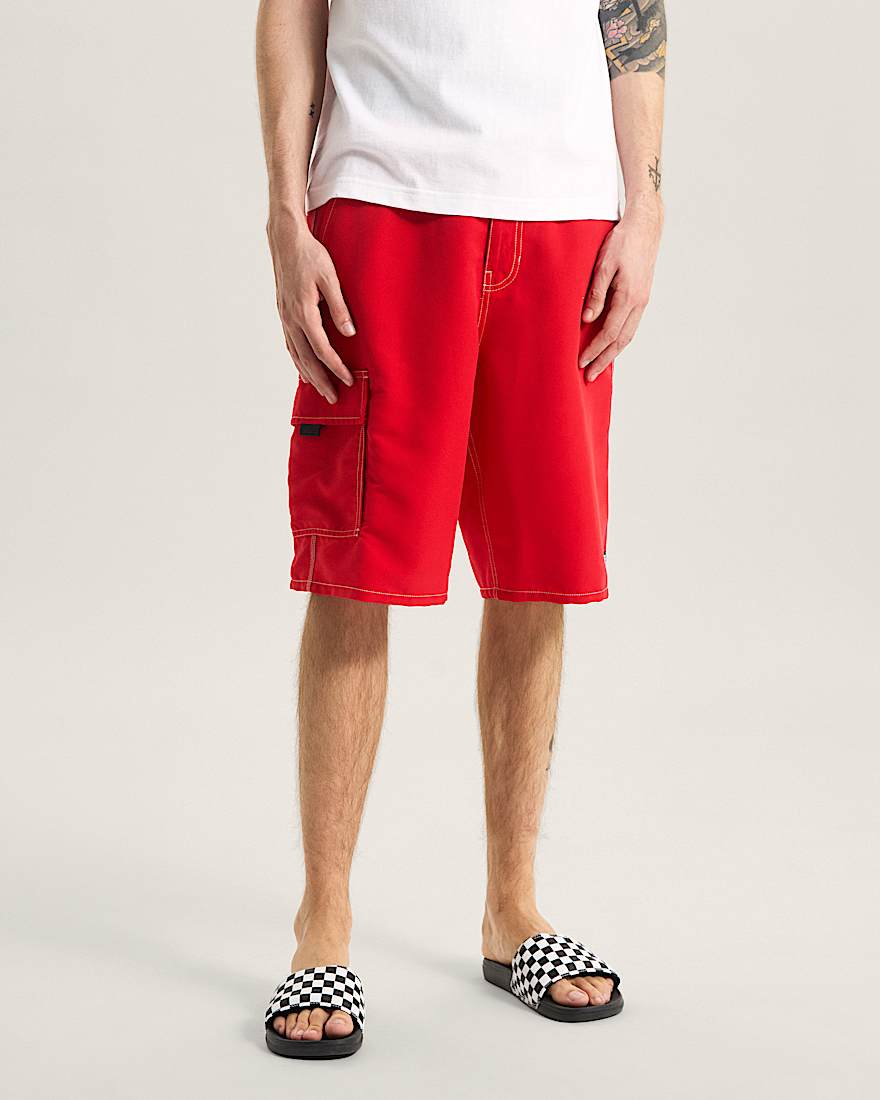 Voyage Long Cargo Boardshorts VANS Rot ALT3