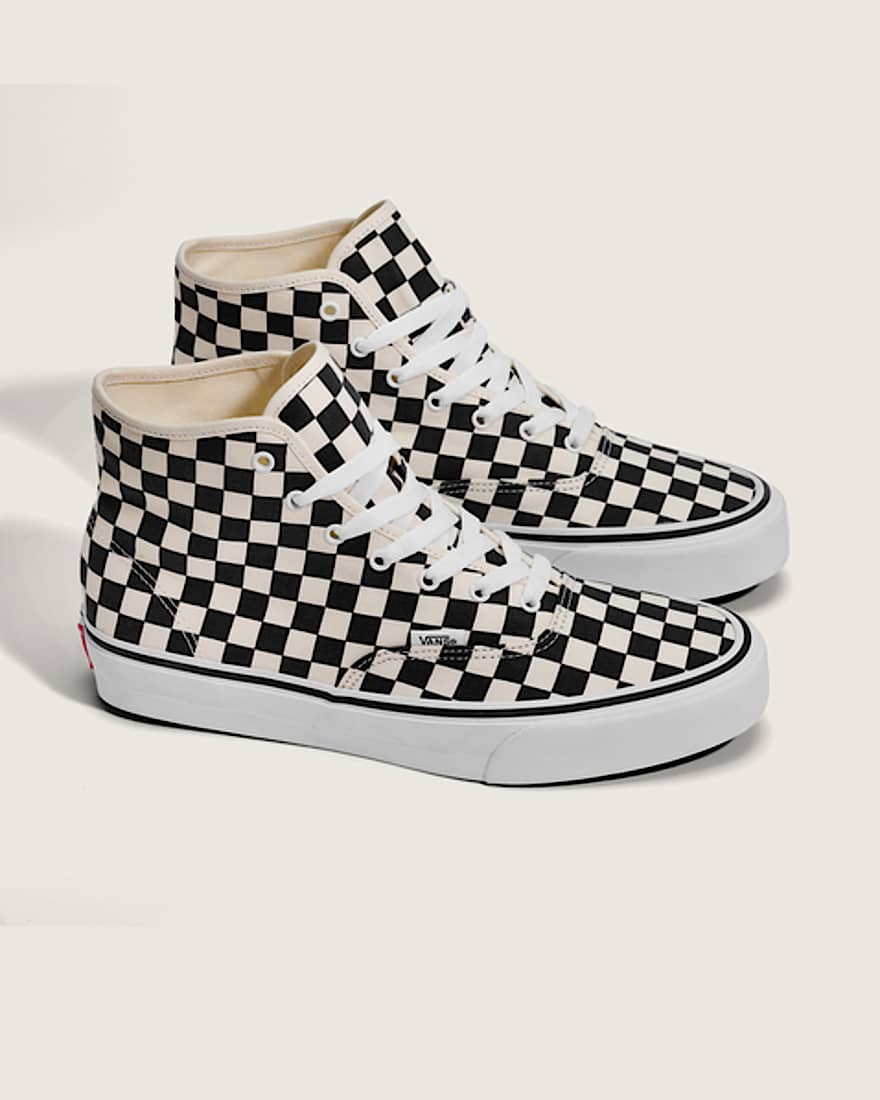 Authentic Hi 20 Checkerboard Schuhe VANS Schwarz ALT2