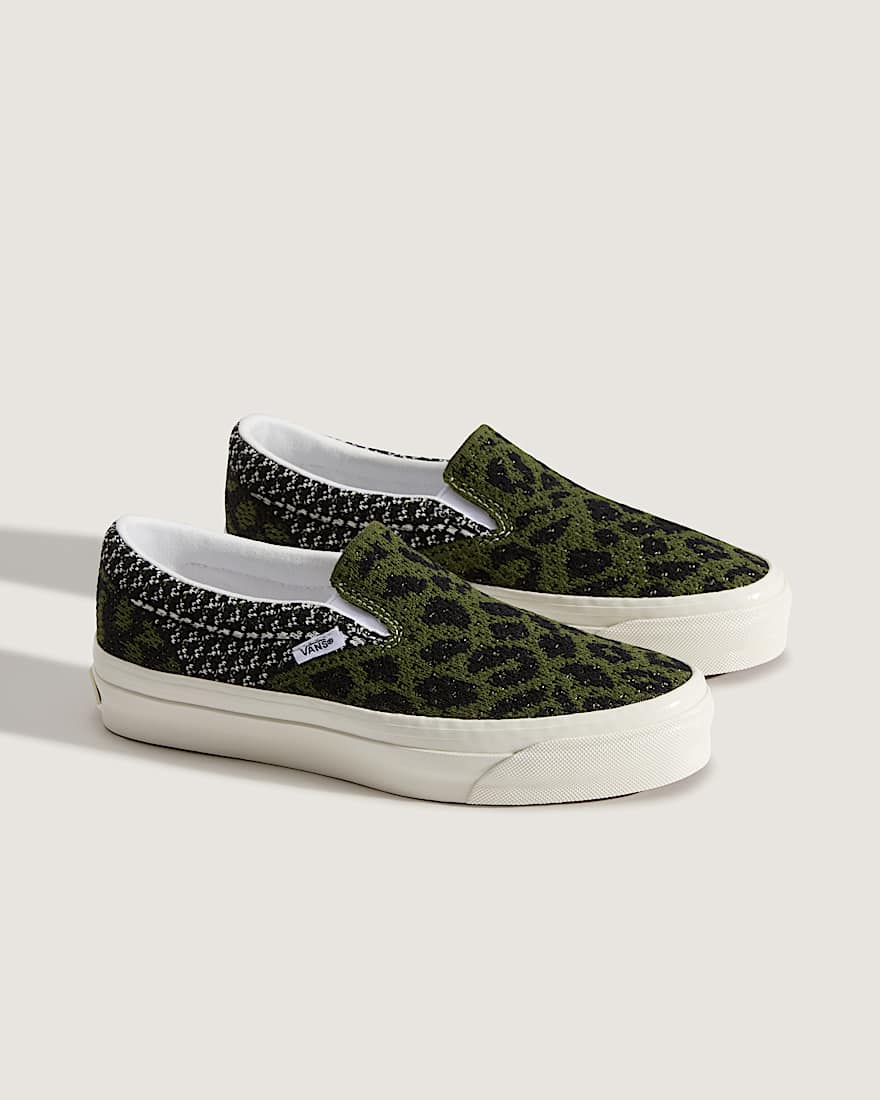Premium Classic SlipOn Schuhe VANS SchwarzGrn ALT1