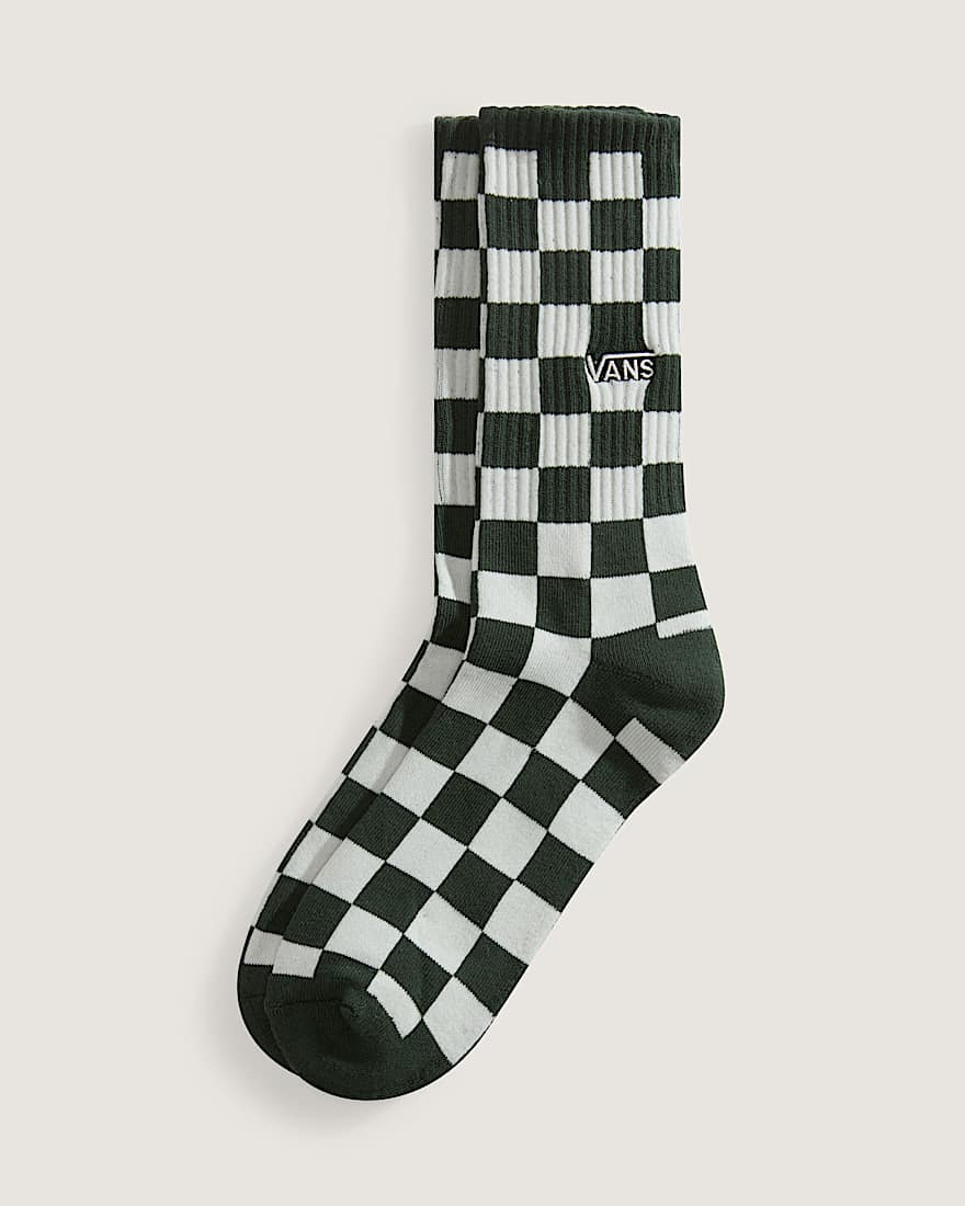 Checkerboard Crew Socken 2 Paar VANS Grn HERO