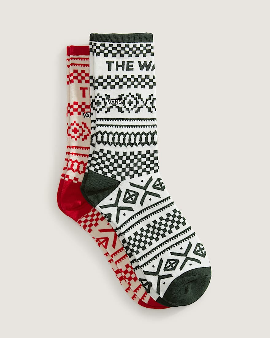 Ticker Crew Socken 2 Paar VANS Rot ALT1