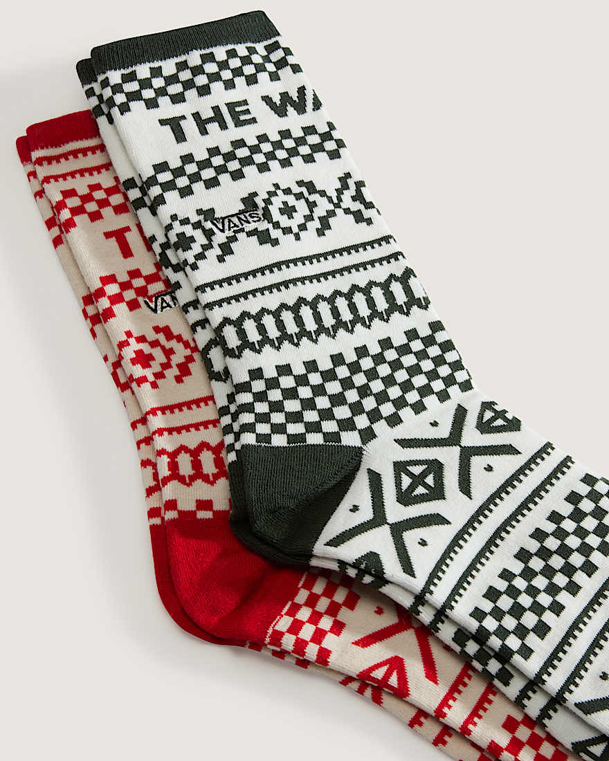 Ticker Crew Socken 2 Paar VANS Rot ALT2