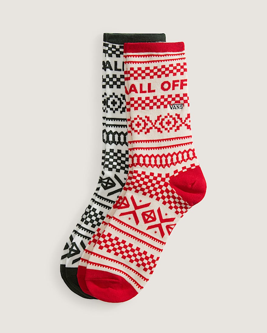 Ticker Crew Socken 2 Paar VANS Rot HERO