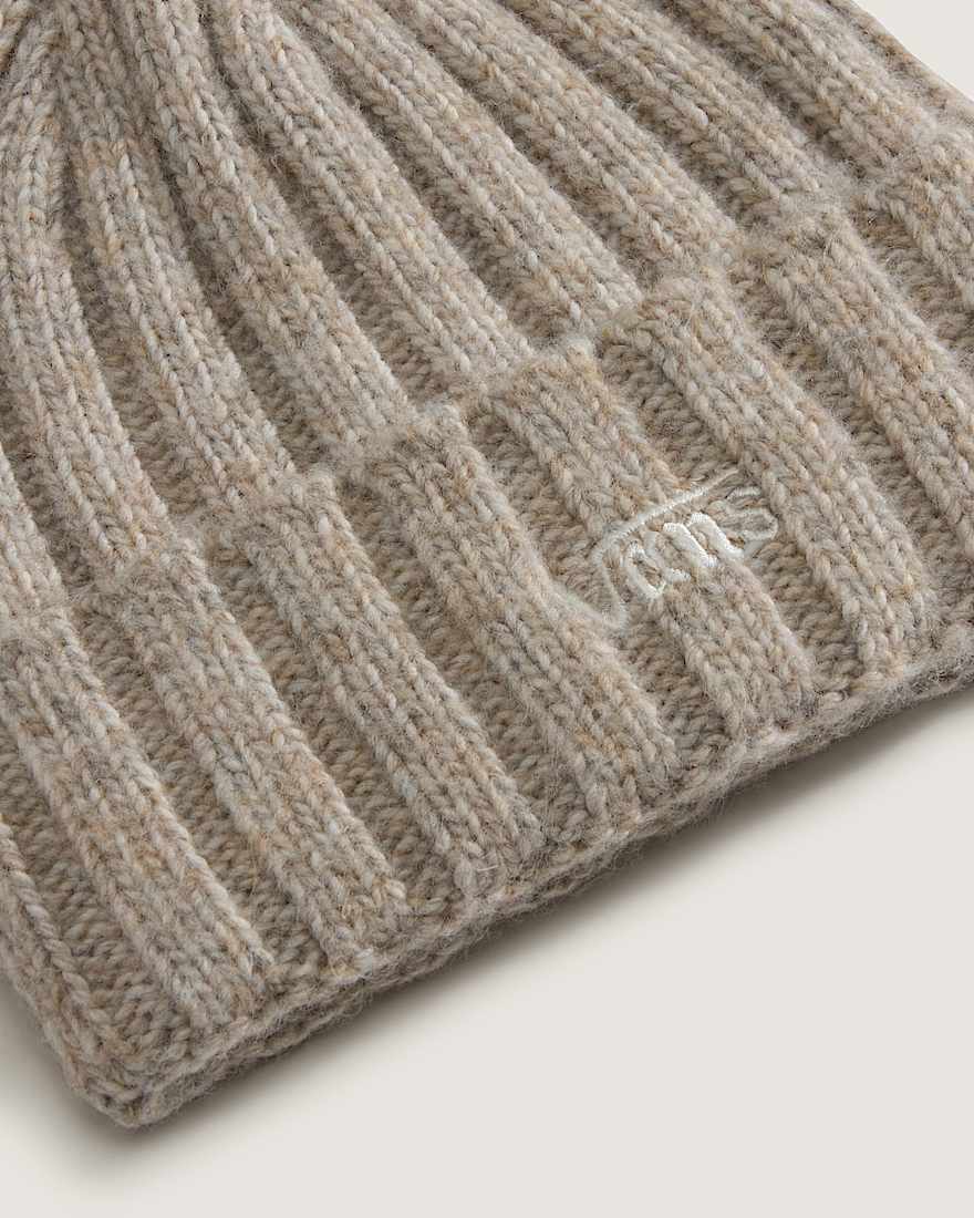Covey Tall Cuff Beanie Almond Crisp VANS Beige ALT2