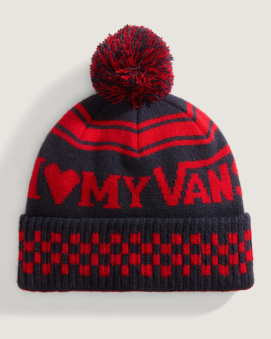 I Love My Vans Pom Beanie 48 Jahre VANS Blau HERO