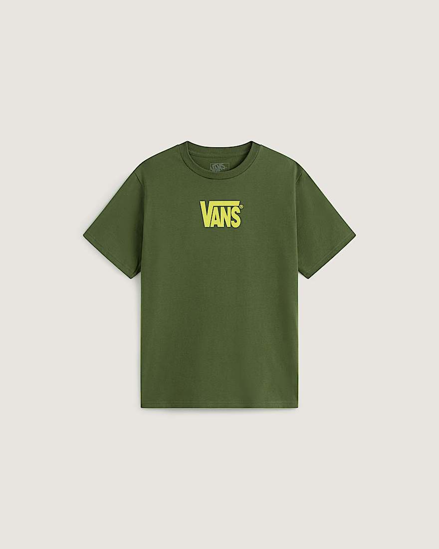 Kinder StretchTShirt mit Logo 814 Jahre VANS Grn HERO