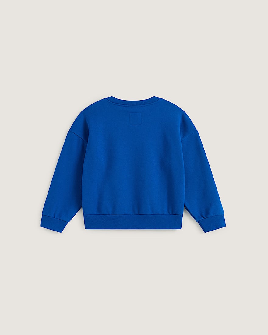 Kinder StretchSweatshirt mit Rundhalsausschnitt und Logo 28 Jahre VANS Blau ALT1