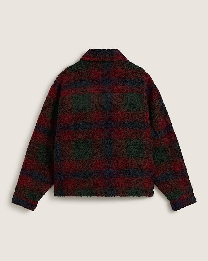 Yukon High Pile Jacquardjacke VANS Grn ALT1