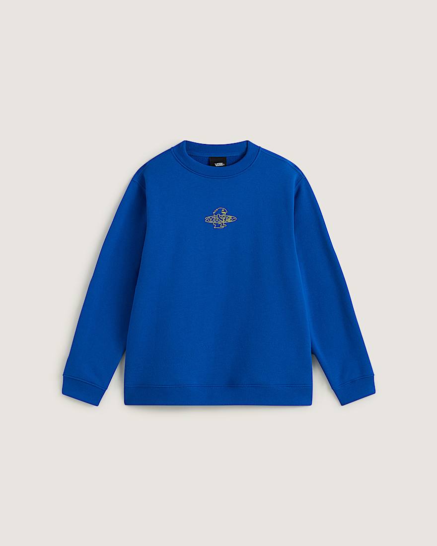 Kids Food Spot Crew Pullover VANS Blau HERO