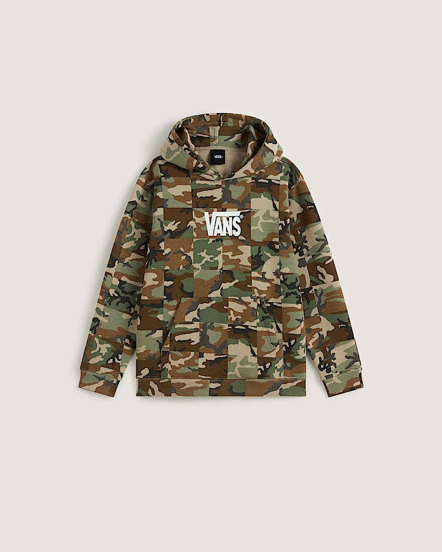 Checker Camo Hoodie fr Kinder 814 Jahre VANS Braun HERO
