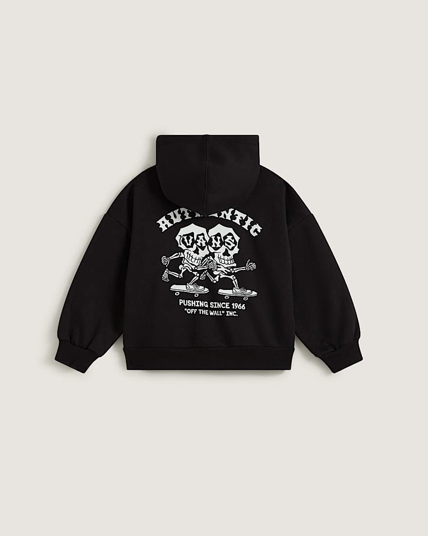 Twin Skulls Hoodie mit Reiverschluss 28 Jahre VANS Schwarz ALT1