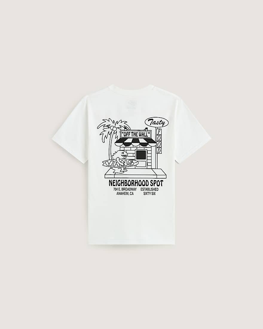 Food Spot SS Tee White VANS Wei ALT1