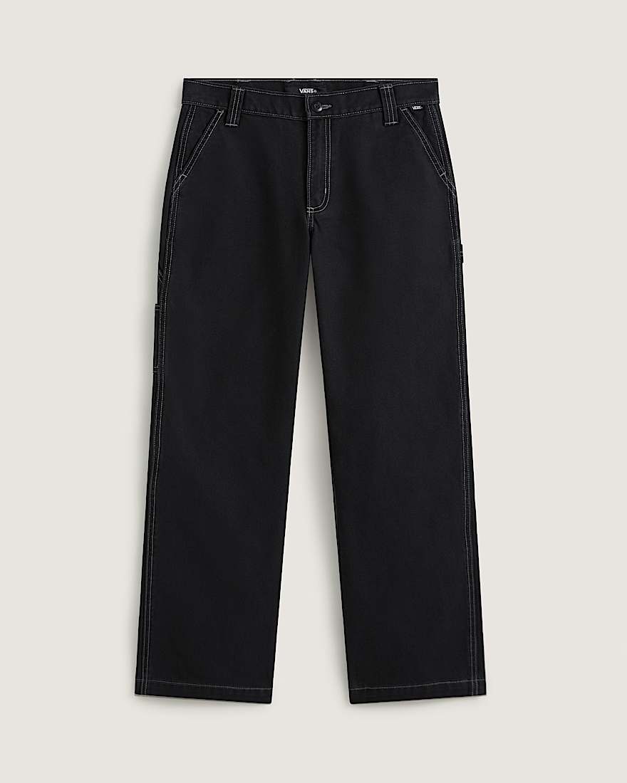 Chore Mid Rise Straight Hose VANS Schwarz HERO
