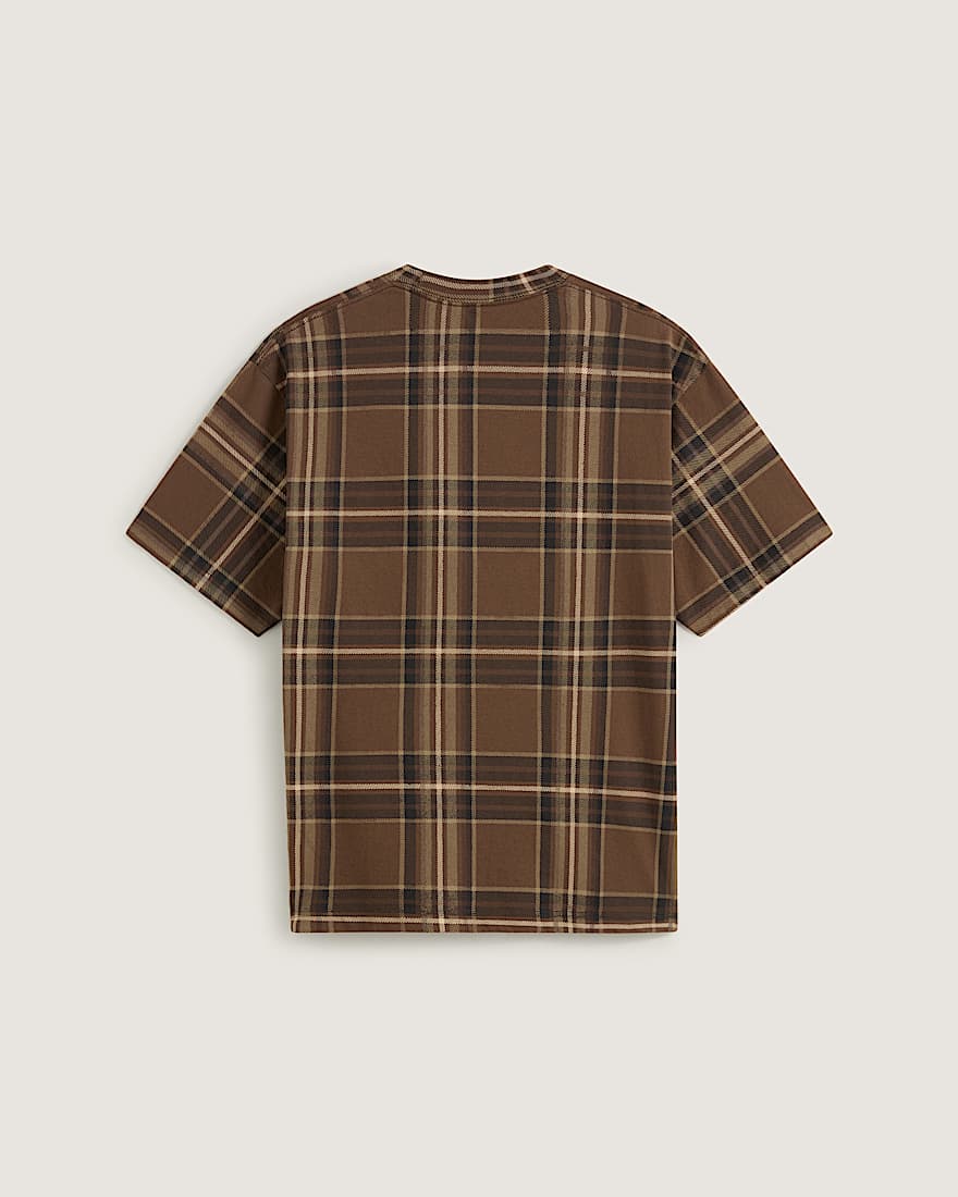 TShirt mit KaroPrint VANS Braun ALT1