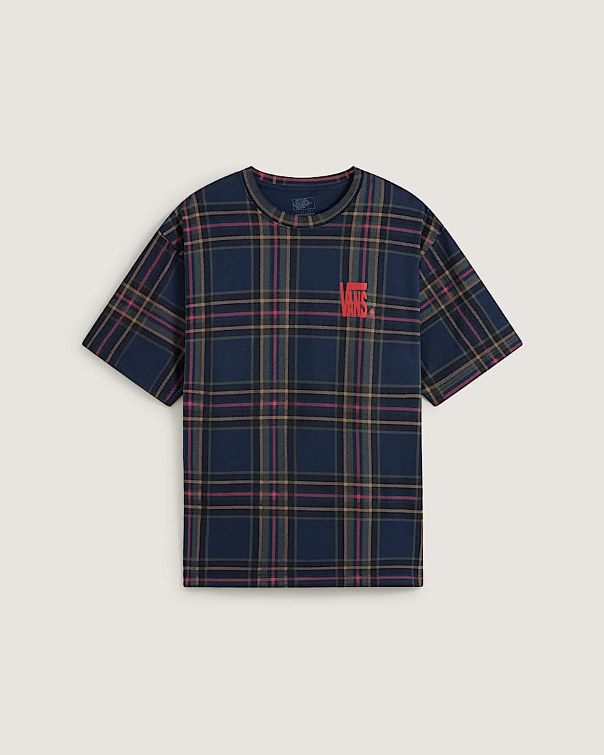 TShirt mit KaroPrint VANS Blau HERO
