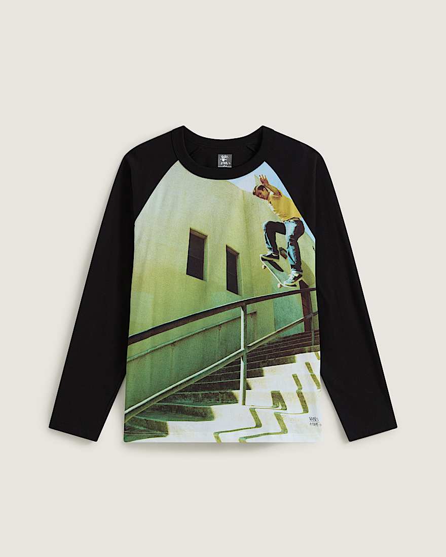 Vans X Atiba Raglan LangarmTShirt VANS Schwarz HERO