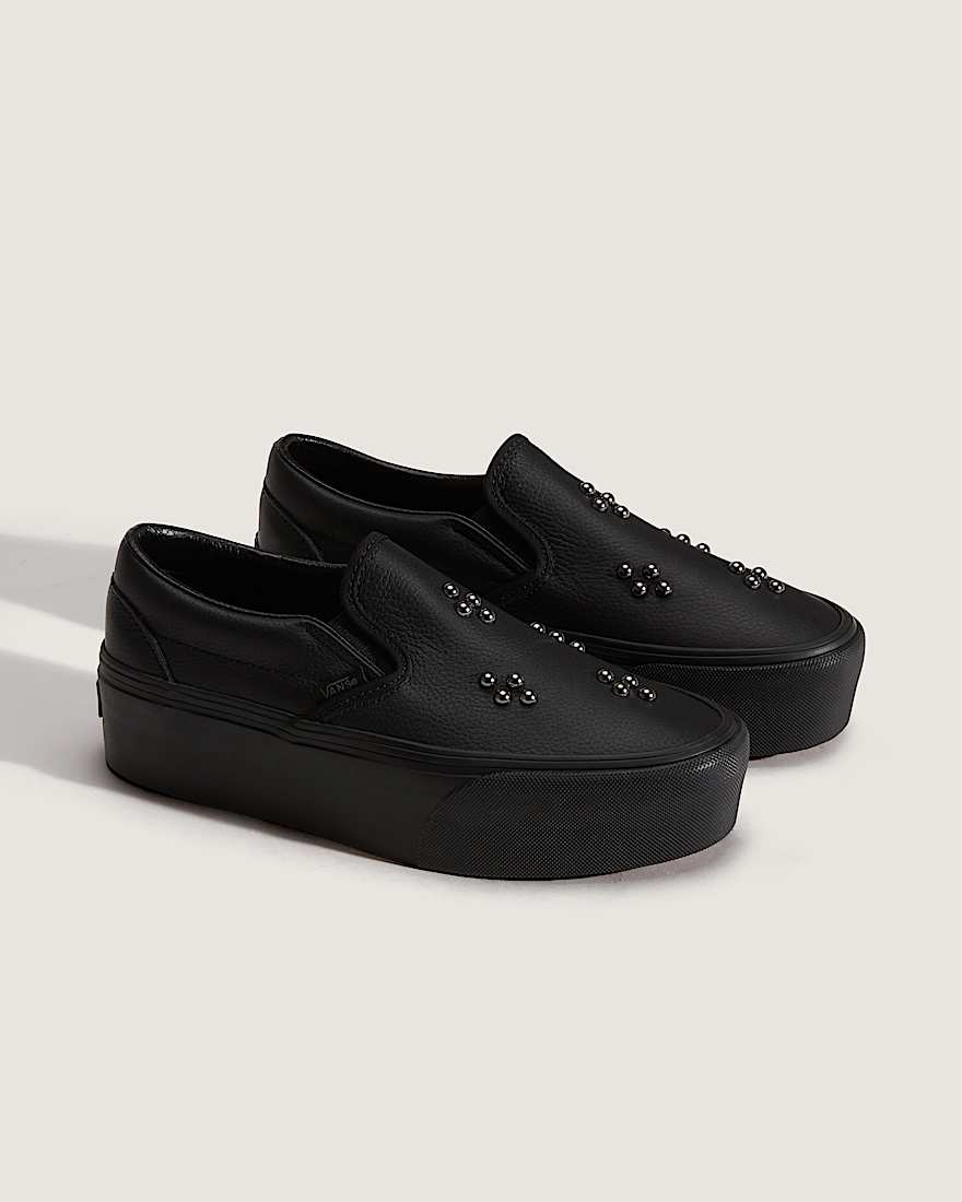 Classic SlipOn Plateauschuhe VANS Schwarz ALT1