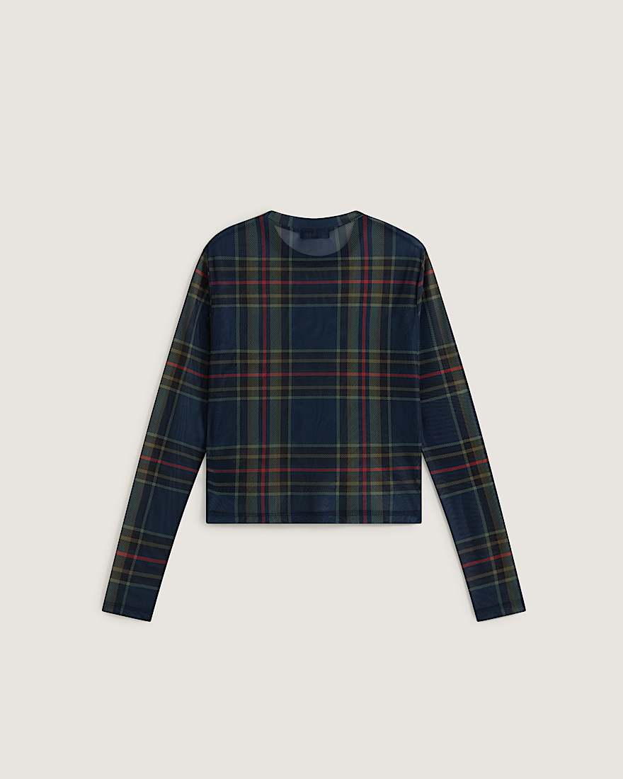 Ludlow Langarmshirt aus Mesh VANS Blau ALT1