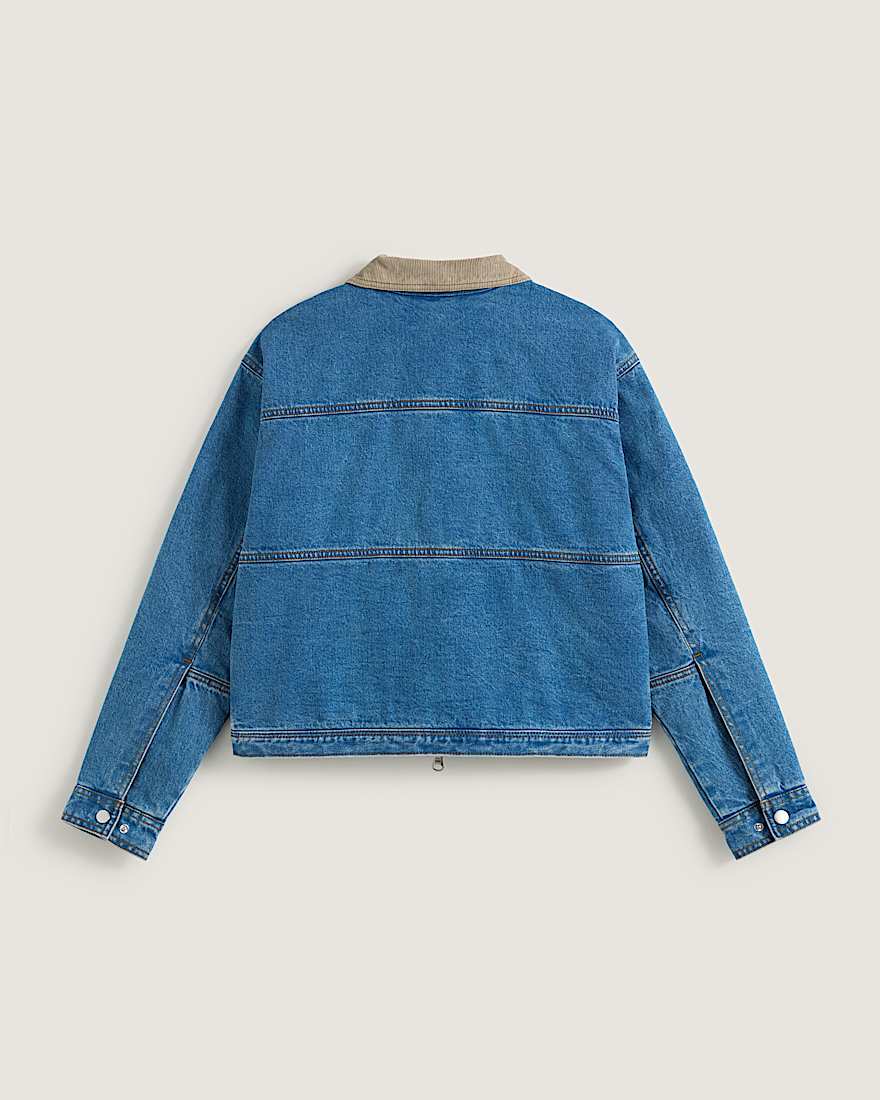 Nicola Cropped Chore Jeansjacke VANS Blau ALT1