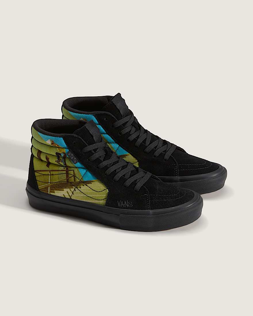 Skate Sk8Hi Schuhe von Atiba VANS Schwarz ALT1