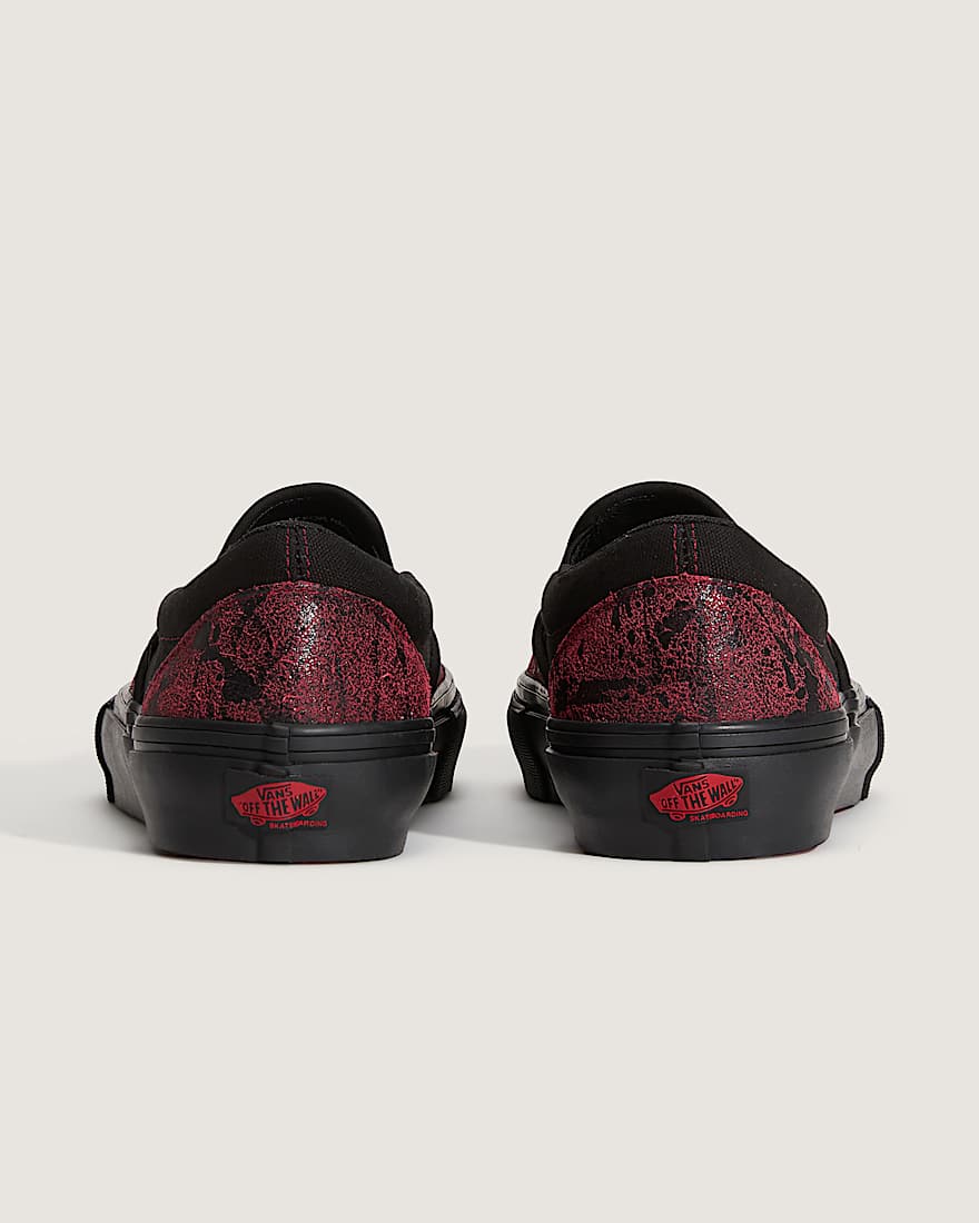 Skate SlipOn Schuhe VANS Rot ALT3