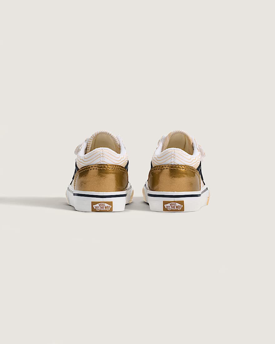 Kinder Old Skool KPop Demon Hunters Schuhe 48 Jahre VANS GelbGold ALT3