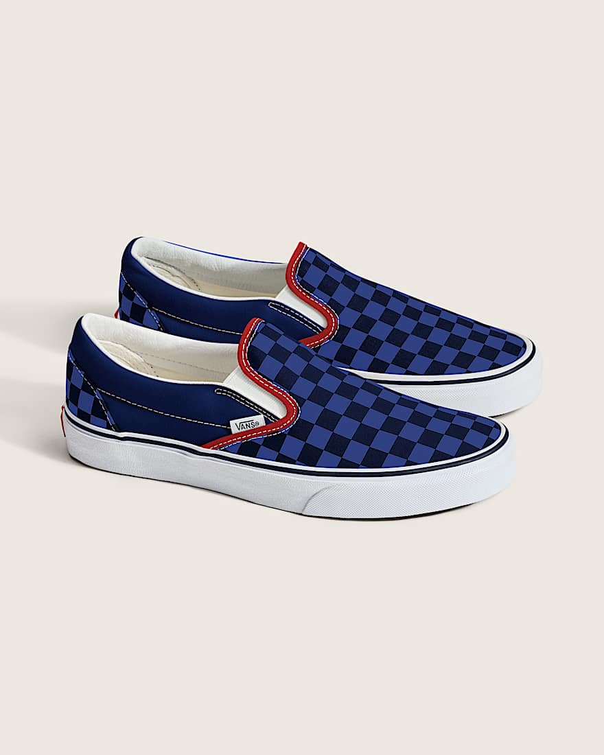 Classic SlipOn Schuhe VANS Blau ALT1