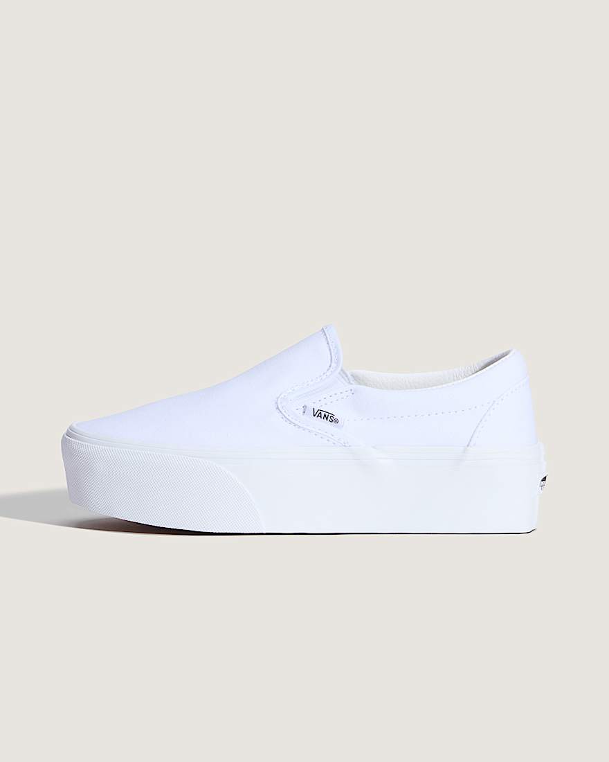 Classic SlipOn Plateauschuhe VANS Wei hero