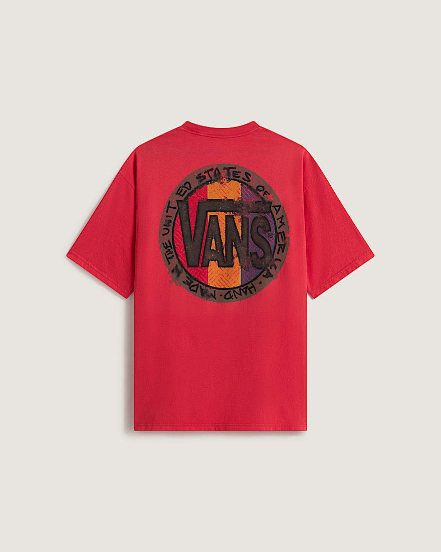 Blotched Circle SS Tee RACING RED VANS Rot ALT1