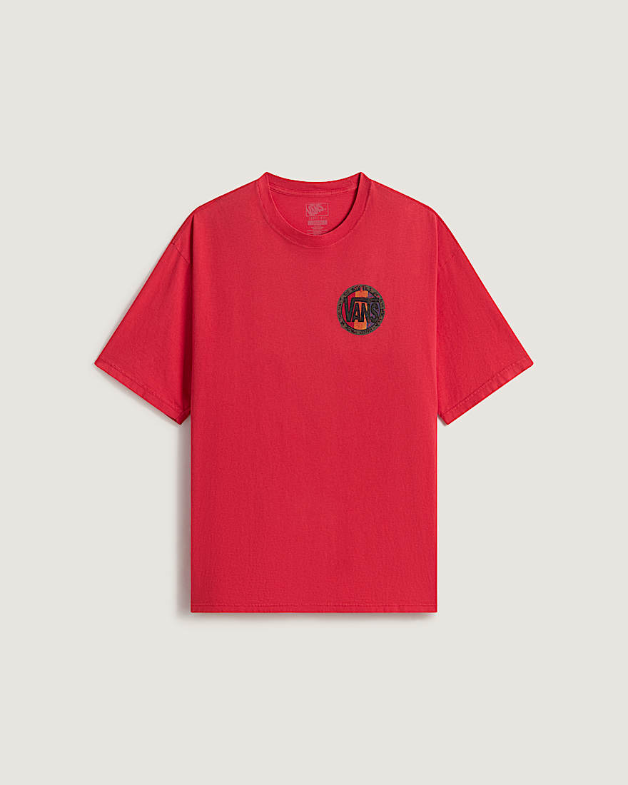 Blotched Circle SS Tee RACING RED VANS Rot HERO
