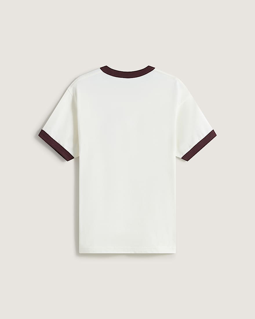 RingerTShirt mit Logo in der Brustmitte VANS Wei ALT1
