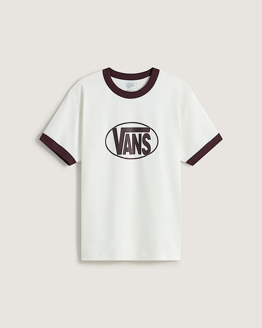 RingerTShirt mit Logo in der Brustmitte VANS Wei HERO