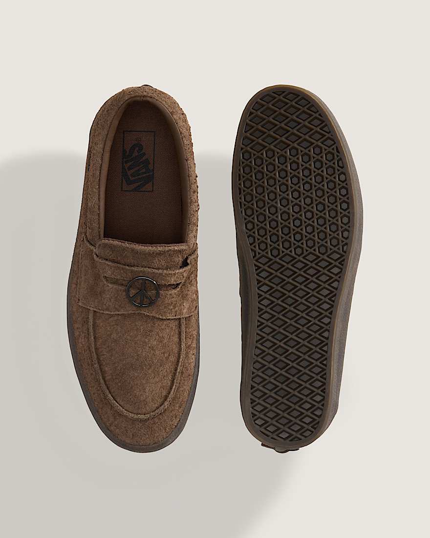 Skate Loafer Schuhe VANS Braun ALT3