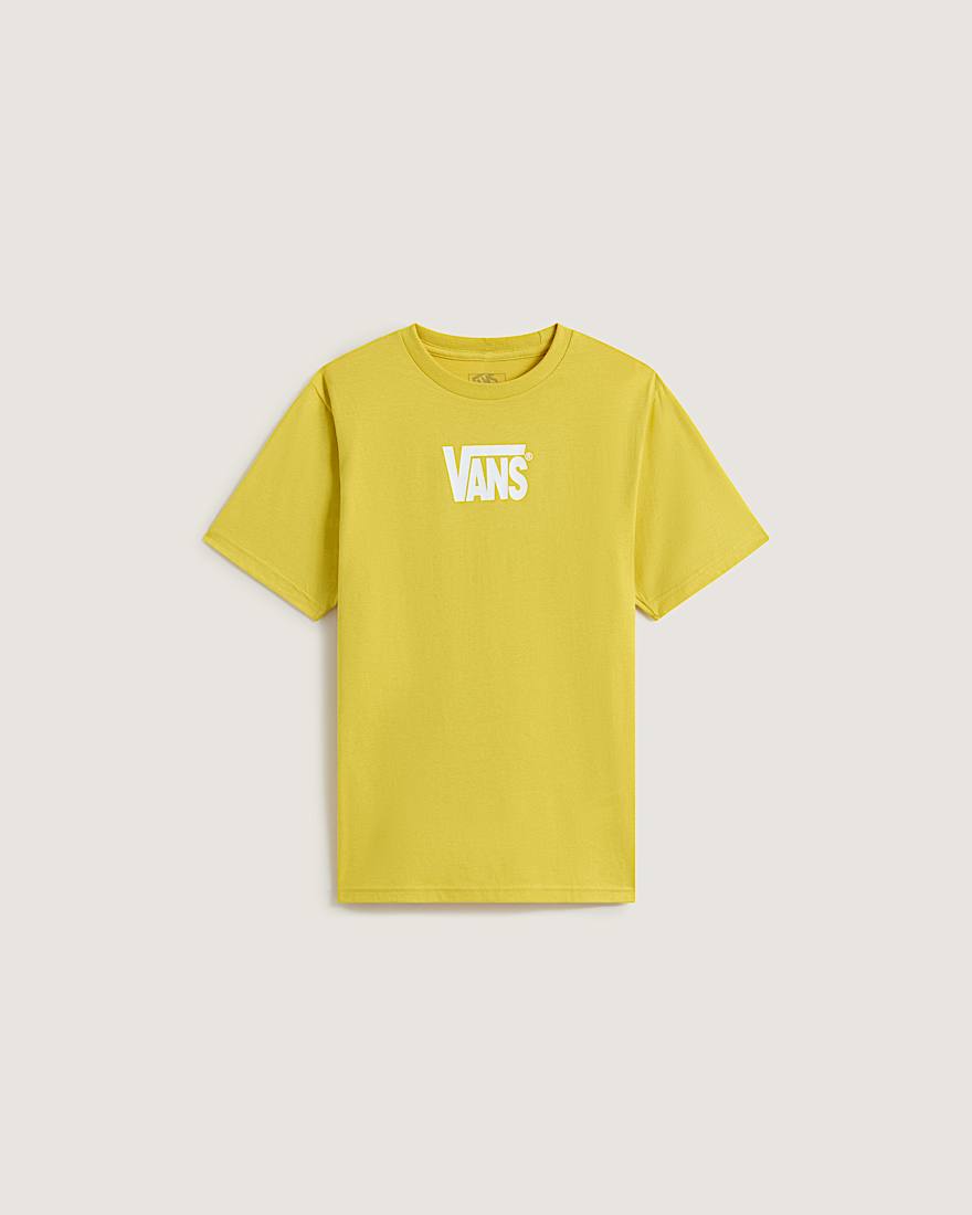 Kinder StretchTShirt mit Logo 814 Jahre VANS Gelb HERO